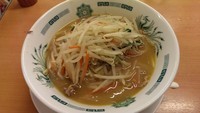 「味噌ラーメン、大盛り」@日高屋 小田急マルシェ登戸店の写真