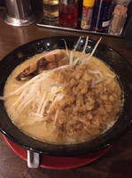 「ジパング麺  野菜少なめ  アブラ多め」@ジパング軒 宇都宮駒生店の写真