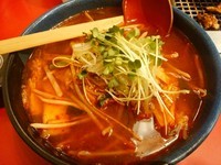 「カルビラーメン(並盛)610円」@朝鮮飯店 高崎駅西口店の写真