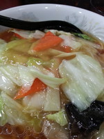 「五目うまにそば５５０円大盛り無料」@らーめん ほん田の写真