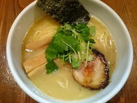 「【限定】あさり白湯そば ￥780」@麺屋たつみ 喜心 狭山店の写真