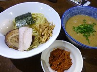 「味噌つけ（830円）＋辛肉ミンチハーフ（50円）」@二代目 むじゃきの写真