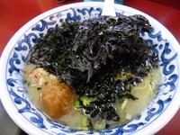 「のり梅ラーメン（850円）」@がんこや かるがんラーメン 千代田本店の写真