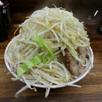 「小ラーメン ニンニク+ヤサイ」@ラーメン二郎 新小金井街道店の写真