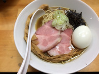 「【限定】夜の中華蕎麦＋味玉」@煮干中華ソバ イチカワの写真