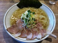 「塩中華そば（麺大盛り）」@麺や マルショウ 新大阪店の写真