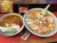 「ニンニクチャーシューメン＋茶碗カレー」@太源の写真