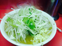 「小ラーメン ニンニク」@ラーメン二郎 桜台駅前店の写真