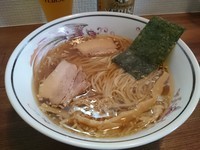 「中華そば650円＋ビール」@中華そば 尋の写真