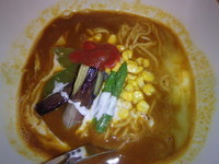 「カレーラーメン(ホット)(660円)、２辛(+60円)他」@カレーラーメンの店 華麺の写真