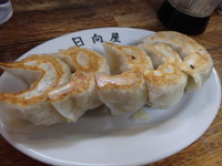 「餃子(400円)」@青竹手打ちラーメン 日向屋の写真