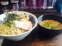 「景虎つけ麺¥700（期間限定中盛無料）＋味玉（クーポン）」@麺処 景虎 戸塚安行店の写真