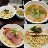 「【限定】鶏白湯のビスク風つけ麺＋大根煮ごはん鰤合わせ」@ラーメン愉悦処 似星の写真