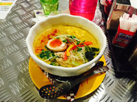 「豆乳カレーラーメン 900円」@Curry & noodle LODEKKAの写真