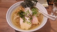 「鶏だしらーめん(塩)中盛+〆のライス」@38 NOODLE KITCHENの写真