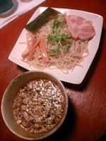 「つるつるつけそば（並盛）７５０円」@山形らぁめん 豚村の写真