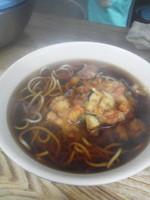 「ミックス天そば\300」@一由そば 日暮里店の写真