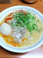 「味噌そば(850円)+味玉(サービス)」@横浜中華そば 維新商店の写真