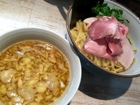 「【気まぐれ限定】煮干しつけそば ￥850」@中華そば 四つ葉の写真