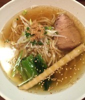 「干し海老塩らぁめん ハーフ 630円」@味香房 海居人の写真