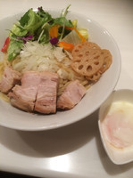 「牛油そば  温玉付き  750円」@麺や 彩～iro～の写真