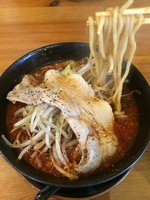 「赤醤油らーめん¥700」@男気らーめんアカギの写真