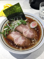 「醤油ラーメン大盛800円+半チャーハン250円」@砂流の写真