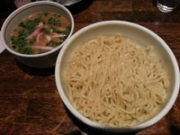 「ニラ味噌つけ麺　あつもり　（大盛り：サービス券）」@麺肴 ひづきの写真