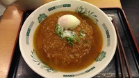 「温卵旨辛ラーメン、大盛」@日高屋 小田急マルシェ登戸店の写真