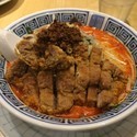 排骨担担麺1240円＋サービスライス＋テイクフリーのザーサイ