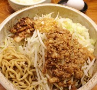 「G郎まぜ麺830円全増し半ライス無料」@三代目麺処 「まるは」極 船橋店の写真