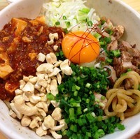 「【夜限定】バリマゼ３。 四川麻婆。＋小ライス」@博多らーめん バリ龍の写真