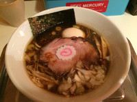 「煮干しBLACK  750円  味玉サービス券」@麺屋 浦島太郎の写真