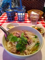「豚肉米麺汁そば（ランチセット）」@コ！ピーピー 小杉店の写真