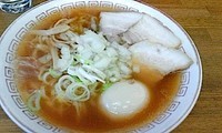 「醤油＆味玉」@喜多方食堂 浅草本店の写真