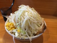 「プチ二郎 ¥680＋野菜」@ラーメン二郎 八王子野猿街道店2の写真