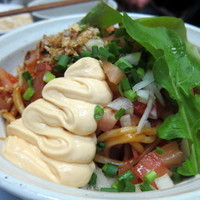 「焼き・ナポリそば 780円」@丸直の写真