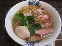 「限定　鴨蕎麦塩Ｖｅｒ（８５０円）」@特級鶏蕎麦 龍介の写真