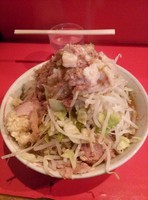 「小ラーメン(野菜ニンニクあぶらカラメ)」@ラーメン二郎 府中店の写真