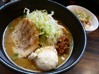 「並商らーめん（味噌）＋チャーシューごはん」@（麺）並木商事の写真