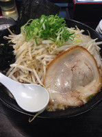 「赤の味噌ラーメン(＋もやし)」@味噌の金子の写真