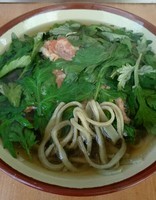 「よもぎそば」@なかむら屋 屋台そば 駅前店の写真