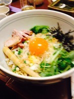 「干し海老油そば¥780＋追い飯¥0」@味香房 海居人の写真