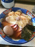 「味玉チャーシューミックスワンタン麺1670円」@たんたん亭の写真