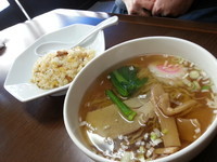 「半チャーハンランチ（５００円）」@中華夢食堂の写真