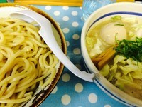 「とんづけ塩 中盛  クーポン味玉」@大勝軒 本庄店の写真