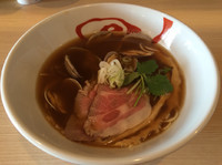 「あさりそば  700円  替え玉クーポンで無料」@麺＆cafe Coi.Coi.の写真