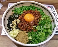 「台湾まぜそば（大盛）＋チーズ \1020」@麺屋 はるか 秋葉原店の写真