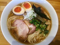 「芳醇煮干しらぁめん＋大盛＋半熟味付煮玉子」@麺処 いち林の写真