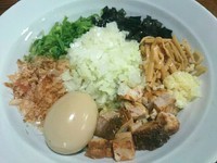 「味噌まぜ 740円　＋カレーミンチハーフ、味玉」@二代目 むじゃきの写真